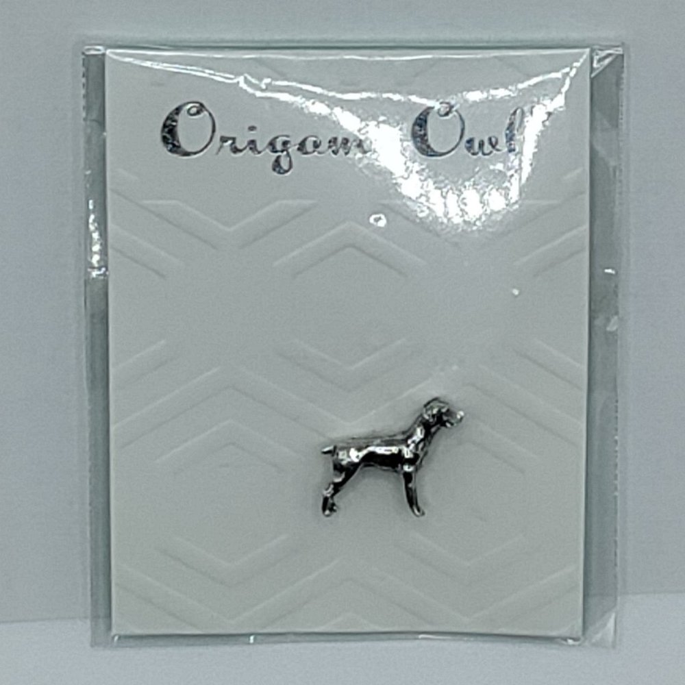 Origami Owl Sterling Silver Rottweiler Charm